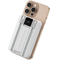 Портативний ЗП Power Bank WIWU Wi-P061 22.5W+PD20W з БЗП+iWatch with cable 10000 mAh White  (ITS-L-00000083536_3)
