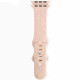 Ремінець Hoco WA30 Flexible series 3D solid color silicone strap для Apple watch 42(ser.1-3)/44/45/49 Powder Sand