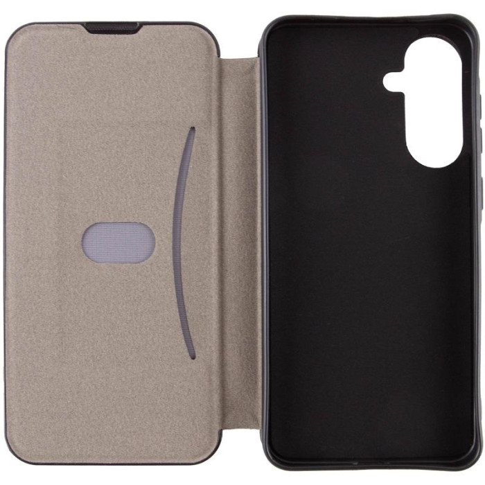 Шкіряний чохол-книжка Belora для Samsung Galaxy A55 Gray