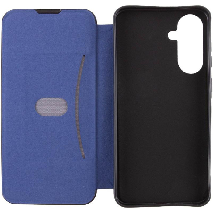 Шкіряний чохол-книжка Belora для Samsung Galaxy A55 Midnight Blue