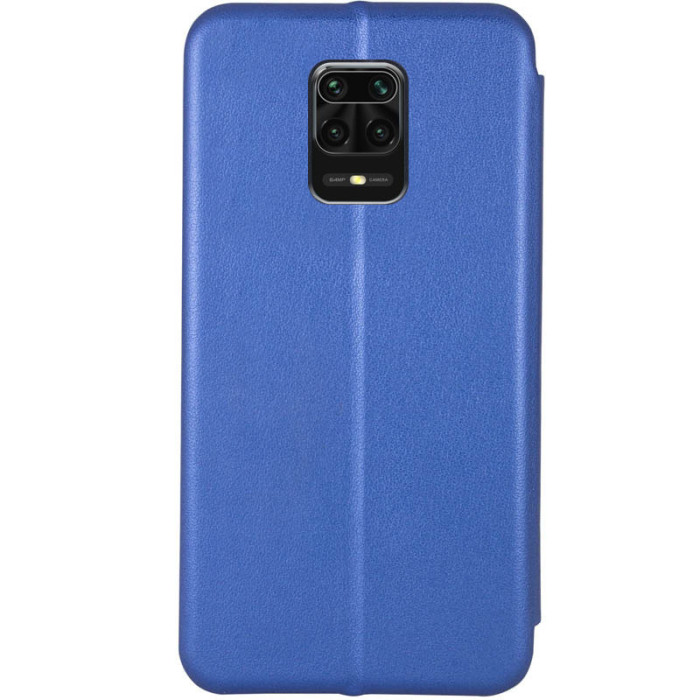 Шкіряний чохол-книжка Classy для Xiaomi Redmi Note 9s/Note 9 Pro/Note 9 Pro Max Синій