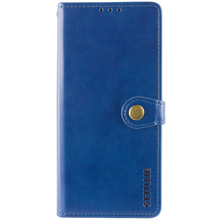 Шкіряний чохол-книжка GETMAN Gallant (PU) для Xiaomi Redmi Note 13 4G Синій