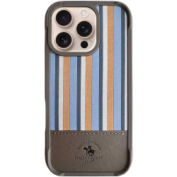 Шкіряний чохол Polo Santa Barbara Isaac для Apple iPhone 16 Pro (6.3') Titanium grey  (ITS-L-00000073635_2)