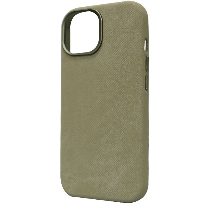 Чохол Denim with MagSafe для Apple iPhone 14 Pro  Olive  (ITS-L-00000067775_6)