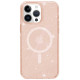 Чохол TPU Galaxy Sparkle (MagFit) для Apple iPhone 14 Pro  Gold+Glitter  (ITS-L-00000066250_3)