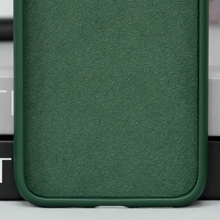 Чохол TPU+Glass Sapphire Midnight with MagSafe для Apple iPhone 15  Зелений/Forest green