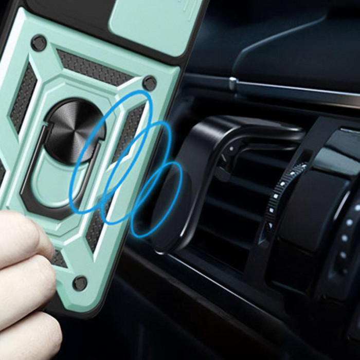 Чохол Ummi Camshield Serge Ring для Xiaomi Redmi 14C/A4/Poco C75/M7 5G Зелений