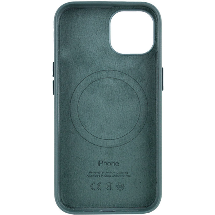 Шкіряний чохол Leather Case (AA Plus) with MagSafe для Apple iPhone 14