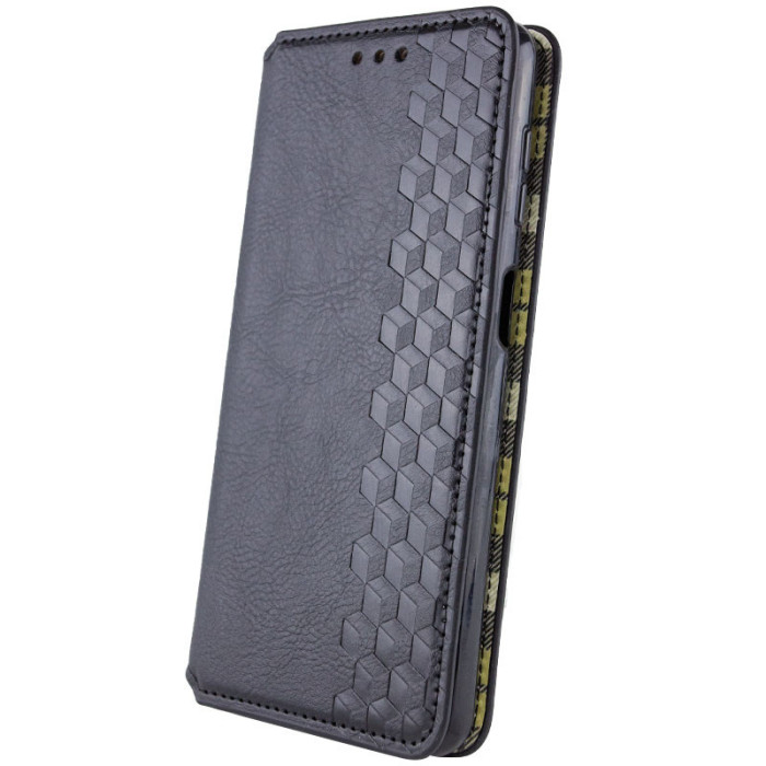 Шкіряний чохол-книжка GETMAN Cubic (PU) для Realme 10 4G Чорний  (ITS-L-00000067093_6)