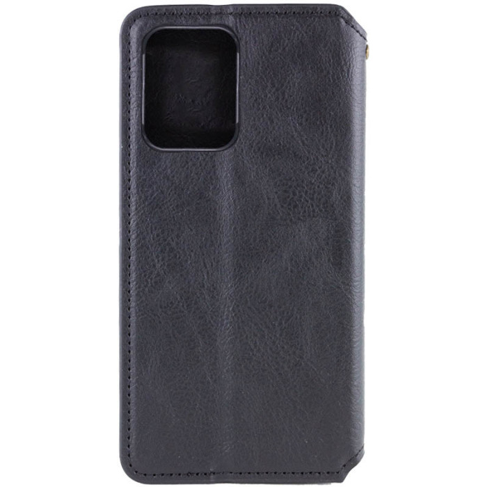Шкіряний чохол-книжка GETMAN Cubic (PU) для Realme 10 4G Чорний  (ITS-L-00000067093_6)