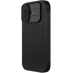 Шкіряний чохол-книжка Nillkin Qin Pro Camshield для Apple iPhone 17 (6.3') Black  (ITS-L-00000081512_1)
