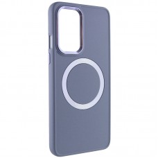 TPU чохол Bonbon Metal Style with MagSafe для OnePlus 9 Сірий / Lavender-(00000065776_8)