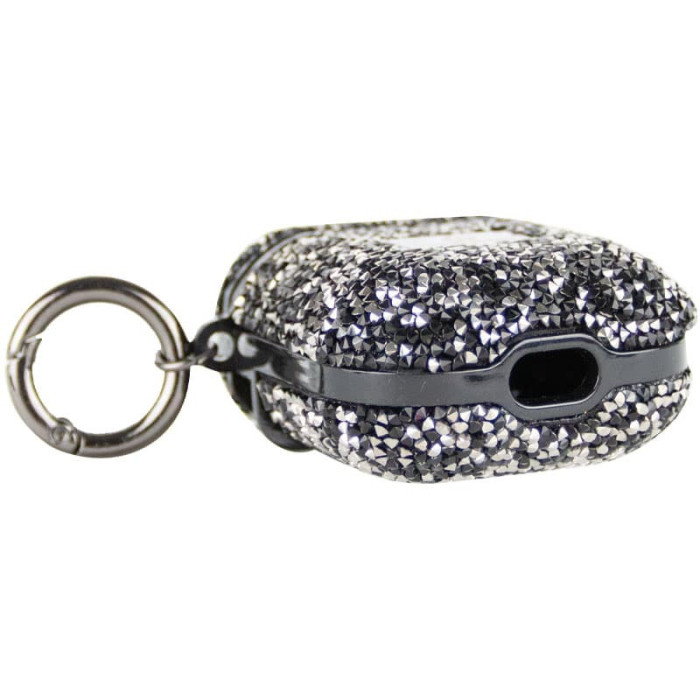 TPU чохол Bling World Rock Diamond для навушників AirPods 1/2 Чорний  (ITS-L-00000057525_1)