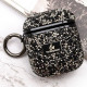 TPU чохол Bling World Rock Diamond для навушників AirPods 1/2 Чорний  (ITS-L-00000057525_1)
