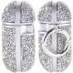 TPU чохол Bling World Rock Diamond для навушників AirPods 1/2 Срібний  (ITS-L-00000057525_2)