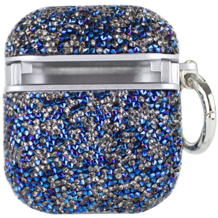 TPU чохол Bling World Rock Diamond для навушників AirPods 1/2 Синій  (ITS-L-00000057525_5)