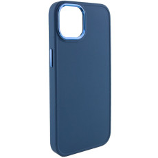 TPU чохол Bonbon Metal Style для Apple iPhone 14  Синій/Cosmos blue