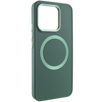 TPU чохол Bonbon Metal Style with MagSafe для Xiaomi 14 Pro Зелений/Army Green  (ITS-L-00000068651_4)