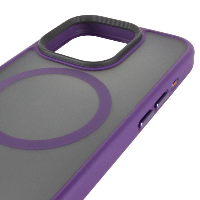 TPU+PC чохол Metal Buttons with MagSafe для Apple iPhone 15 Pro
