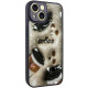 TPU+PC чохол Prisma Plushie для Apple iPhone 14  Coffee