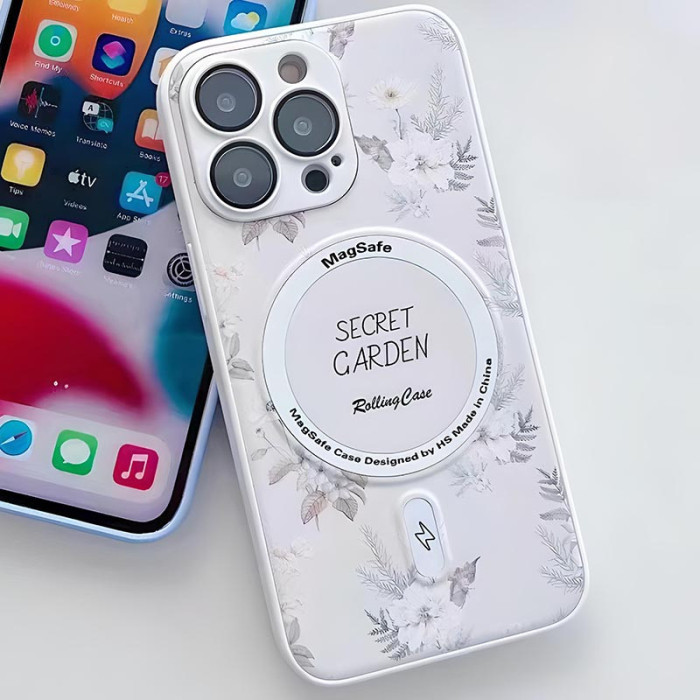 TPU+PC чехол Secret Garden with MagSafe для Apple iPhone 14 Pro 