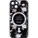 TPU+PC чохол Secret Garden with MagSafe для Apple iPhone 15  Black  (ITS-L-00000067969_1)