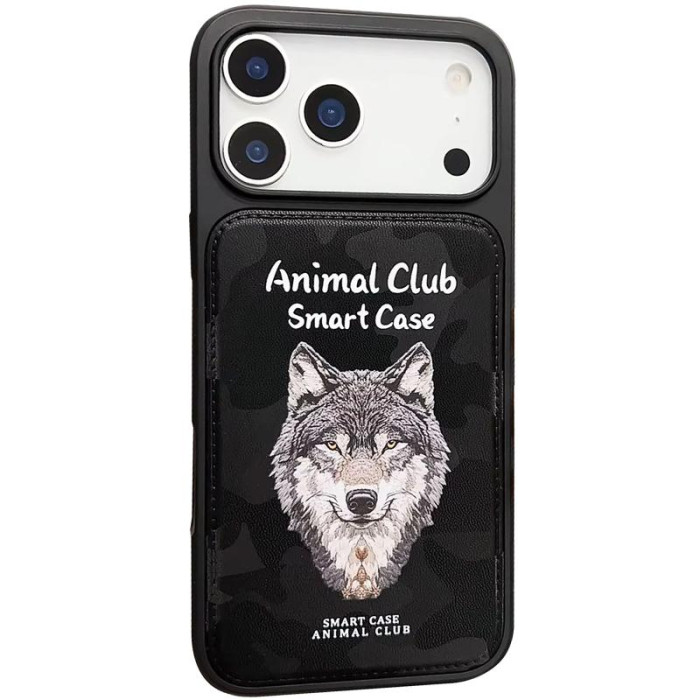 TPU+PC чохол Animal Club для Apple iPhone 17 Pro (6.3') Black