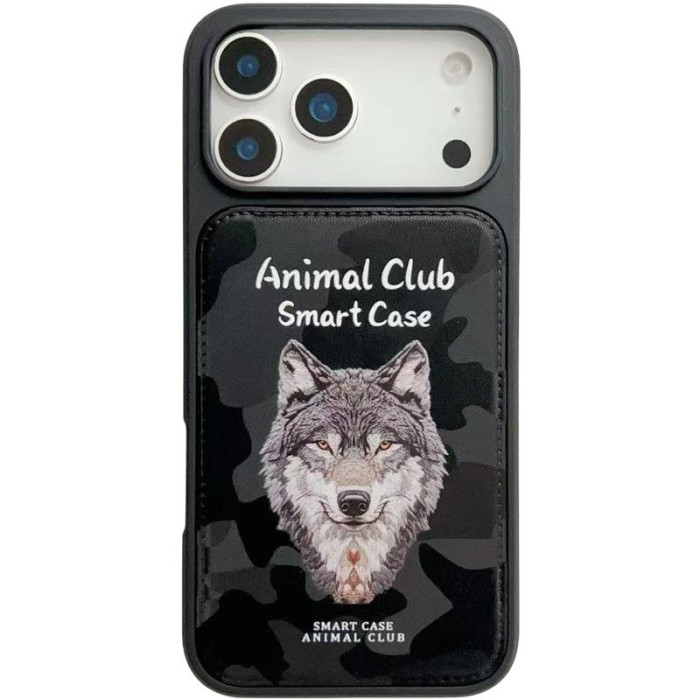 TPU+PC чохол Animal Club для Apple iPhone 17 Pro (6.3') Black