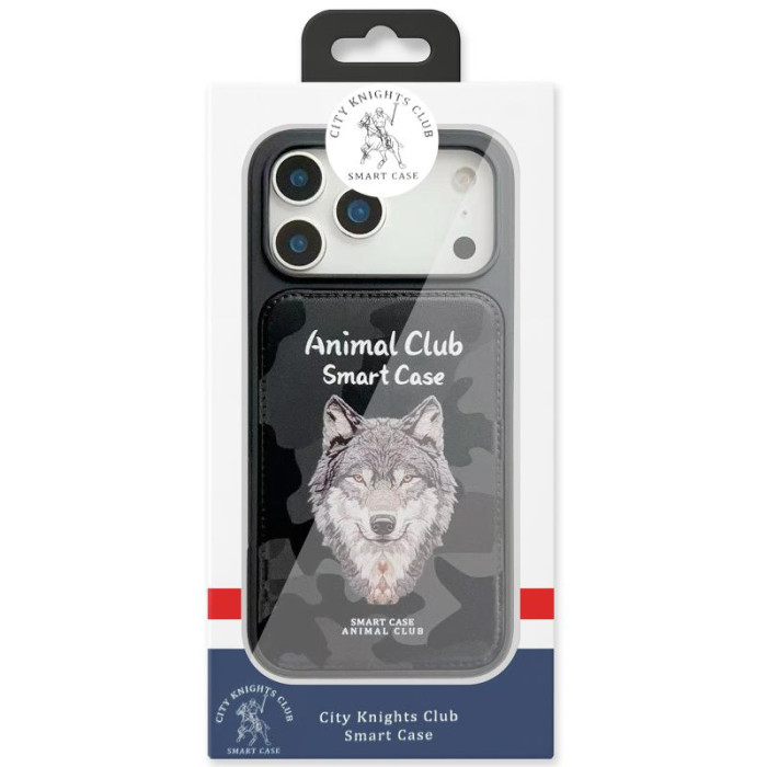 TPU+PC чохол Animal Club для Apple iPhone 17 Pro (6.3') Black