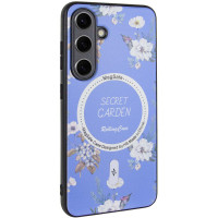 TPU+PC чохол Secret Garden with MagFit для Samsung Galaxy S23 FE Lilac  (ITS-L-00000074743_2)