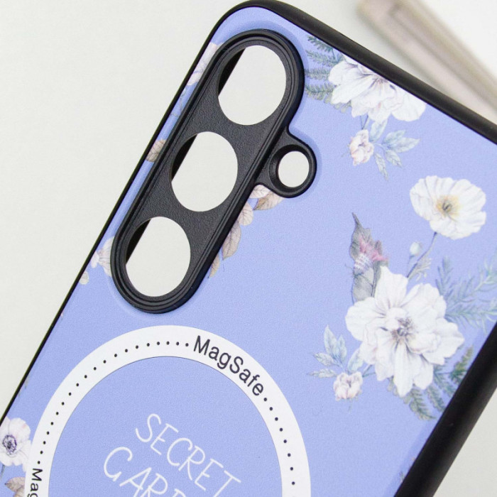 TPU+PC чохол Secret Garden with MagFit для Samsung Galaxy S23 FE Lilac