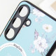 TPU+PC чохол Secret Garden with MagFit для Samsung Galaxy S23 FE Mint