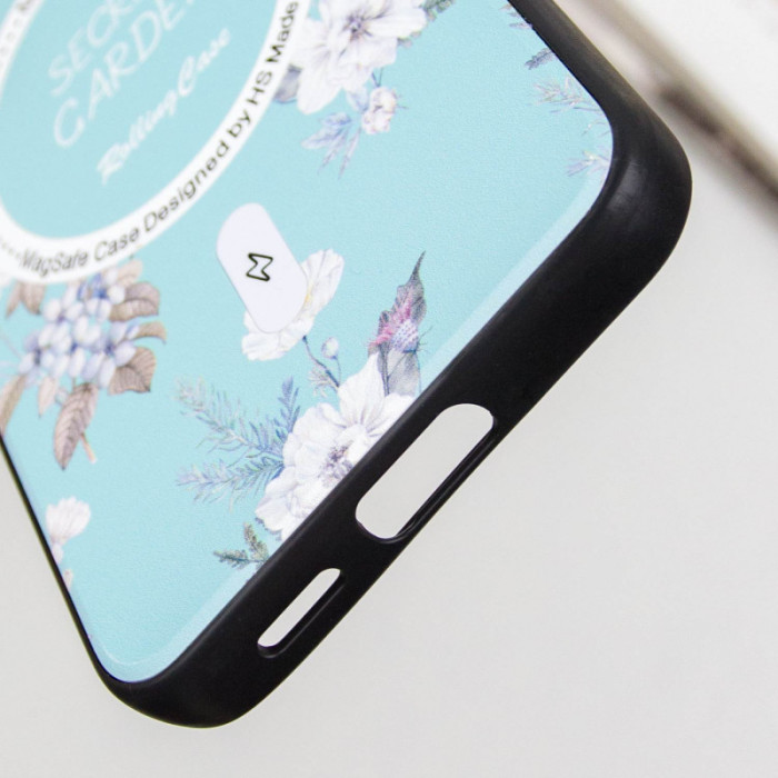 TPU+PC чохол Secret Garden with MagFit для Samsung Galaxy S23 FE Mint