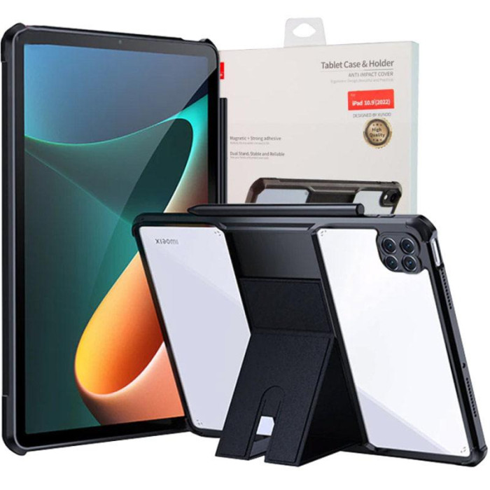 TPU+PC чохол Xundd Stand c посиленими кутами для Xiaomi Pad 7/Pad 7 Pro (11.2') Чорний
