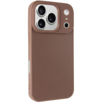 TPU чохол Carbon Protective with Magsafe для Apple iPhone 17 Pro Max (6.9') Coffee  (ITS-L-00000082031_2)