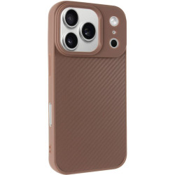 TPU чохол Carbon Protective with Magsafe для Apple iPhone 17 Pro Max (6.9') Coffee  (ITS-L-00000082031_2)