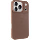 TPU чохол Carbon Protective with Magsafe для Apple iPhone 17 Pro Max (6.9') Coffee
