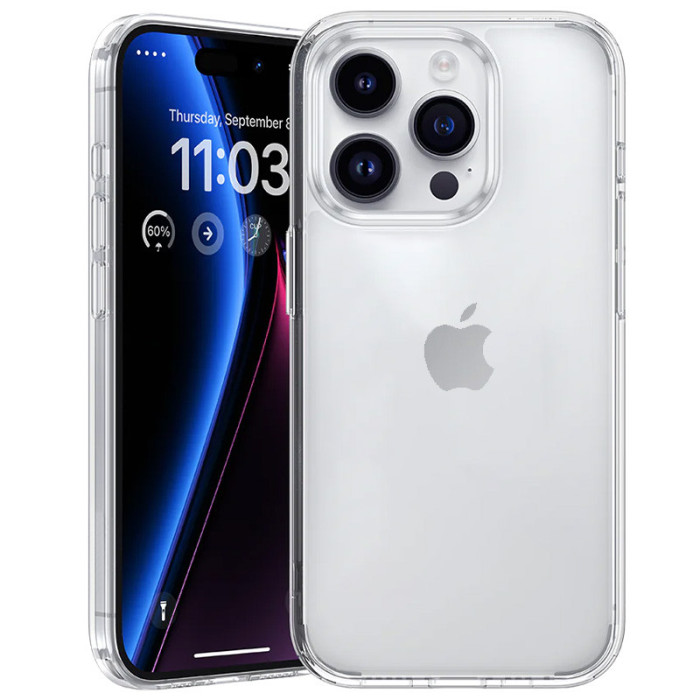TPU чохол Epik Transparent 1,5mm для Apple iPhone 15 Pro Max Безбарвний (прозорий)