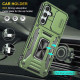 Ударостійкий чохол Camshield Army Ring для Samsung Galaxy S23 Оливковий/Army Green