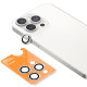 Захисне скло BlueO Metal на камеру для Apple iPhone 16 Pro/16 Pro Max/15 Pro/15 Pro Max Срібний/Silver