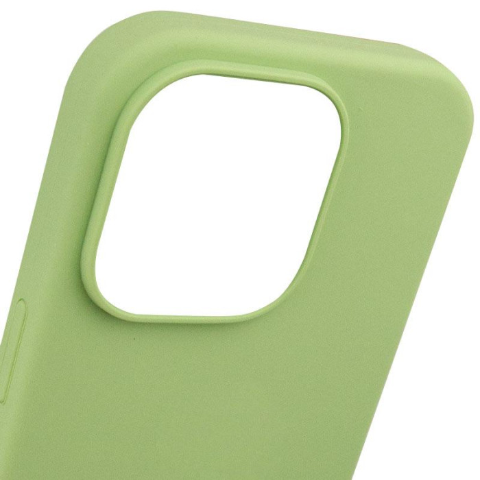 Чохол Silicone Case Full Protective (AA) NO LOGO для Apple iPhone 14 Pro Max М'ятний/Mint
