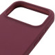 Чохол Silicone Case Full Protective (AA) NO LOGO для Apple iPhone 17 Pro Max (6.9') Бордовий/Plum