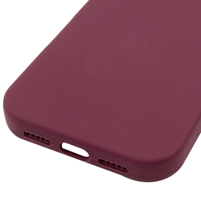 Чохол Silicone Case Full Protective (AA) NO LOGO для Apple iPhone 17 Pro Max (6.9') Бордовий/Plum