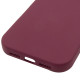 Чохол Silicone Case Full Protective (AA) NO LOGO для Apple iPhone 17 Pro Max (6.9') Бордовий/Plum