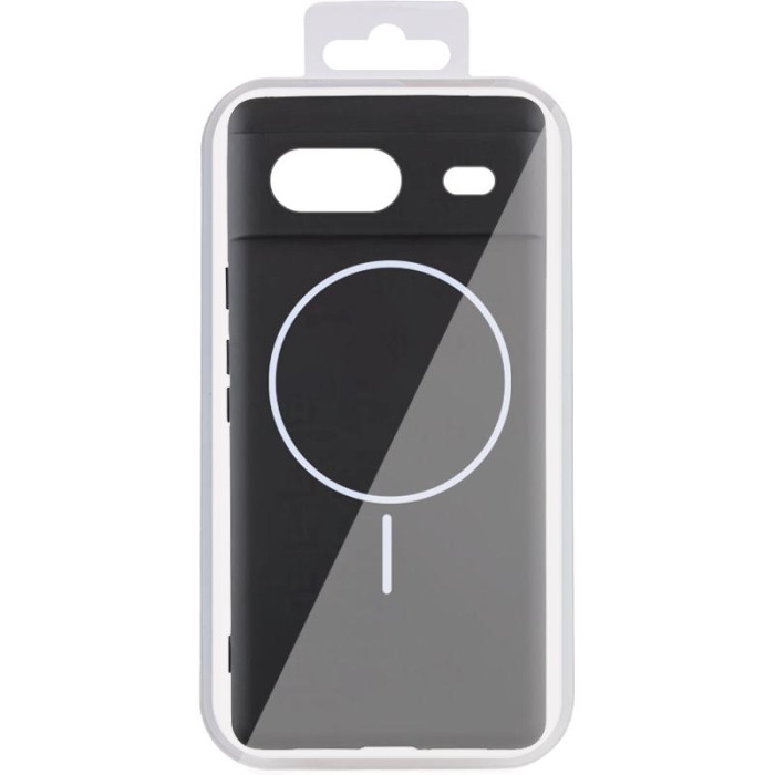 Чохол Silicone Cover Lakshmi Full Camera (AA) з Magnetic Fit для Google Pixel 7 Чорний/Black