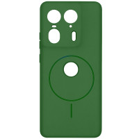 Чохол Silicone Cover Lakshmi Full Camera (AA) з Magnetic Fit для Motorola Edge 50 Ultra Зелений/Dark green
