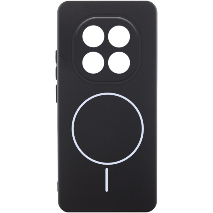 Чохол Silicone Cover Lakshmi Full Camera (AA) з Magnetic Fit для Xiaomi Redmi Note 15 4G/5G (EU) Чорний/Black