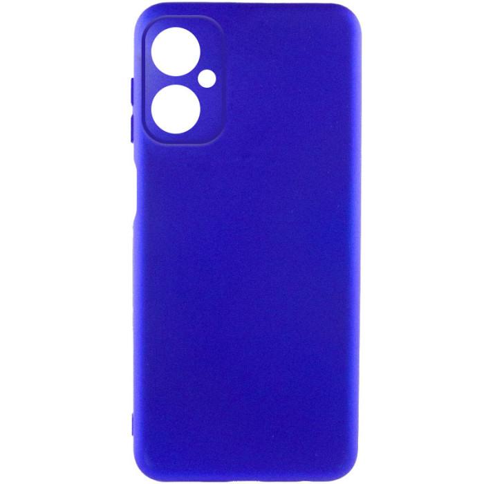 Чохол Silicone Cover Ummi Lakshmi Full Camera (AA) для Motorola Moto G14 Синій/Iris
