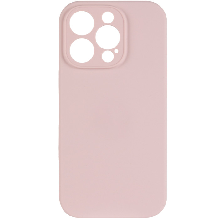 Чохол Silk Full Camera Protective (AA) NO LOGO для Apple iPhone 13 Pro  Рожевий/Chalk Pink