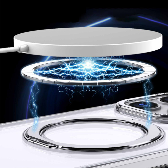 Чохол TPU+PC Empire with MagSafe and Ring для Apple iPhone 14 Pro Max Clear
